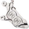 PERFORMANCE MACHINE (PM) 4-Piston Caliper - Chrome - Left Front 0052-2425-CH