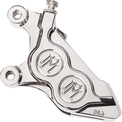 Performance Machine 4-Piston Chrome Front Left Caliper 0052-2425-CH for 11.8