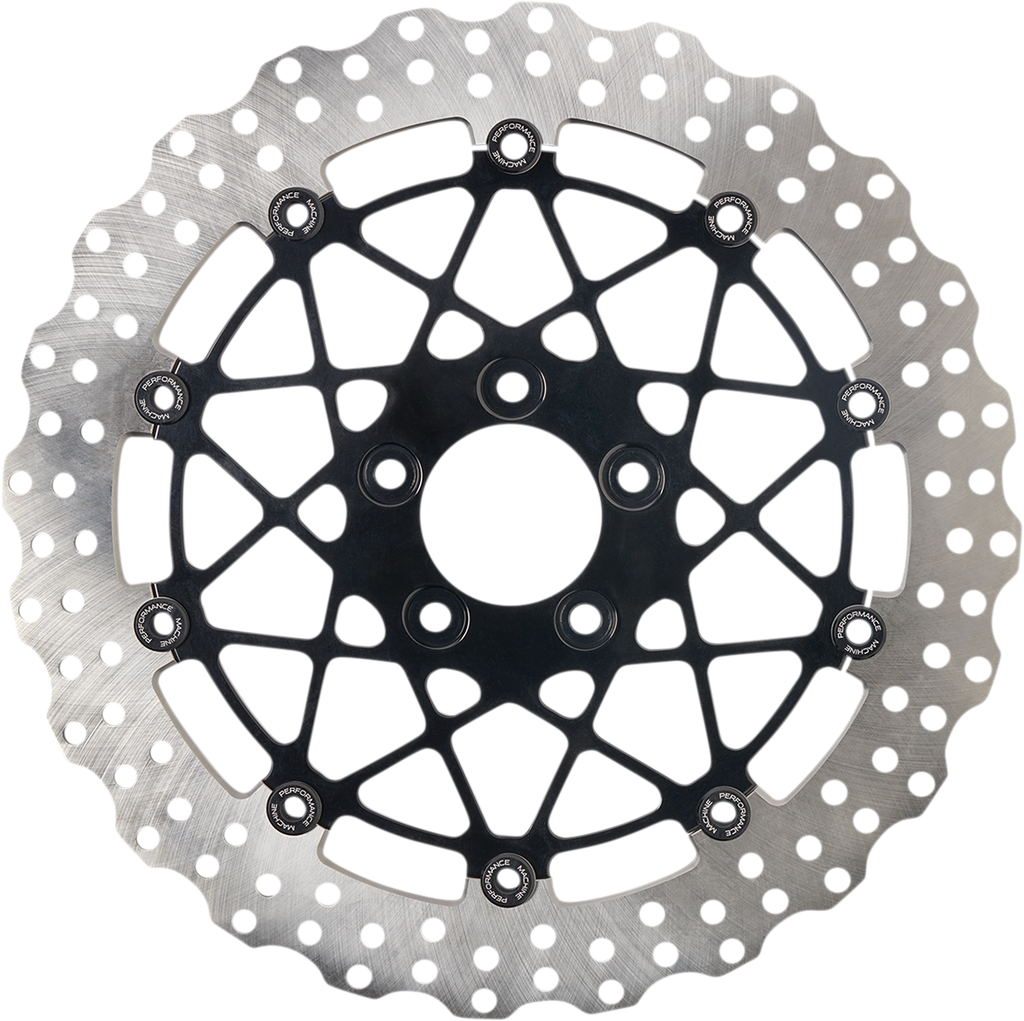 PERFORMANCE MACHINE (PM) Speedstar Rotor - Rear - 11.8" - Black Ops 0133-1810S-B - Team Dream Rides