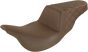 SADDLEMEN Step-Up Seat with Extended Reach for Harley FL 2008-2024, Brown - Part 808-07B-173BREX