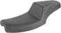 SADDLEMEN Step-Up Seat - Rear Lattice Stitch - Black - FXD 891-04-173 - Team Dream Rides