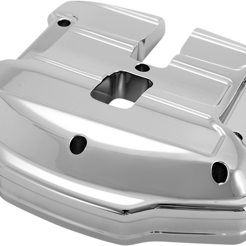 PERFORMANCE MACHINE (PM) Rocker Box Cover - Scalloped - Chrome - M8 0177-2070-CH - Team Dream Rides