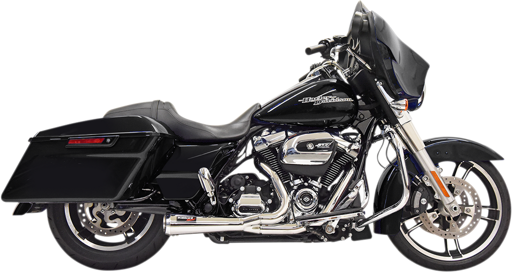 BASSANI XHAUST Short 2:1 Exhaust for FL - Chrome (Part #1F42R)