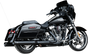S&S Cycle GNX Slip-On Mufflers for M8 FL, Black – 550-0990
