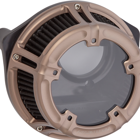 Arlen Ness Method™ Clear Series Air Cleaner – Titanium, Part Number 600-018