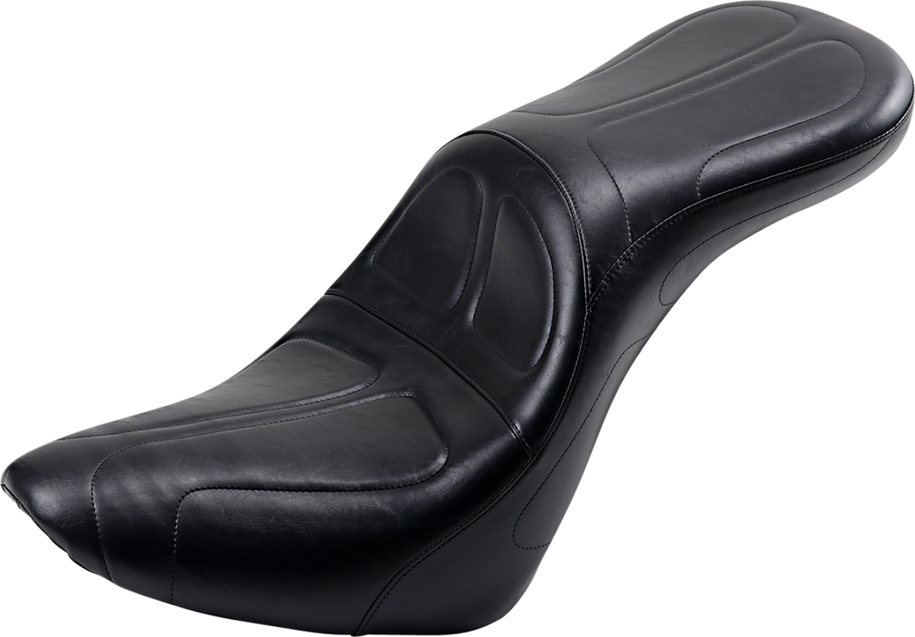 LE PERA Maverick Daddy Long Legs Seat for Softail '18-'23 - Black Stitched, Part LYX-910DL