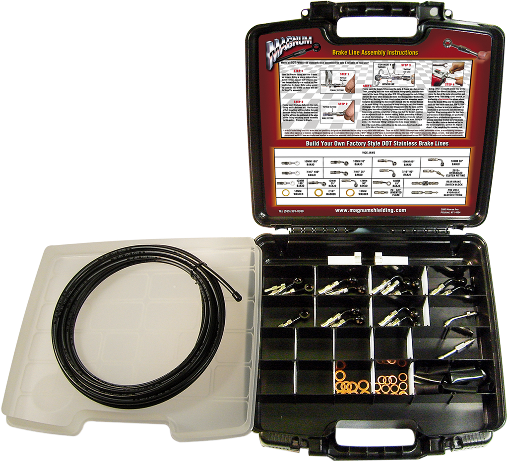 MAGNUM SHIELDING Build Your Own Brake Kit - Deluxe - Black 499001 - Team Dream Rides