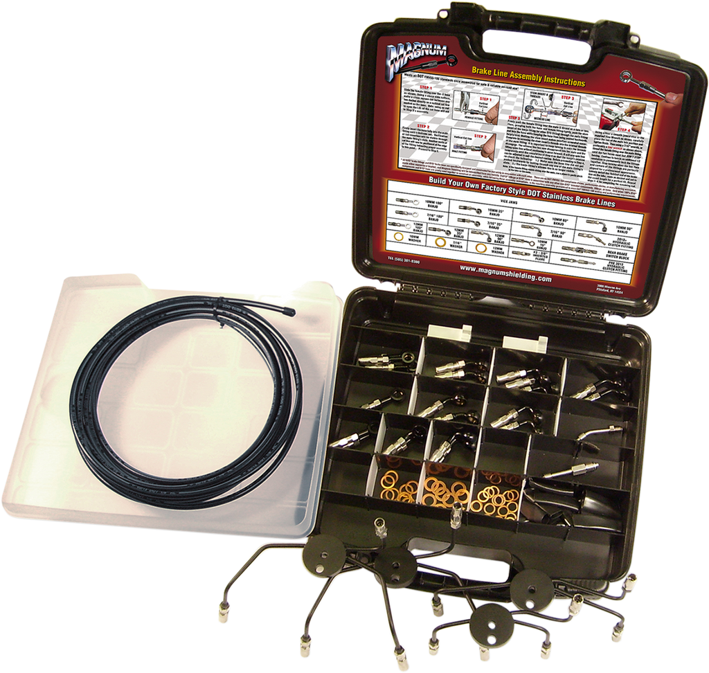 MAGNUM SHIELDING BYO Brake Kit Master - Black 499002 - Team Dream Rides