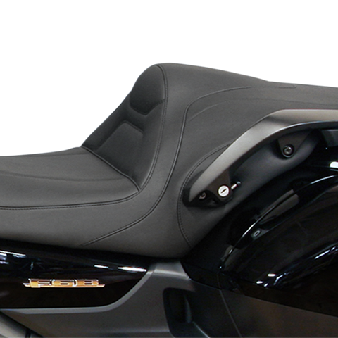 MUSTANG Seat - Tripper Fastback* - Stitched - Black - F6B 76840 - Team Dream Rides