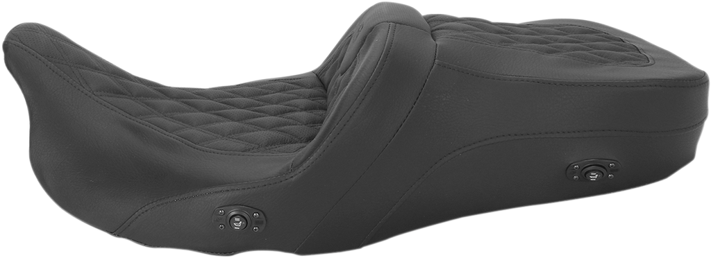 SADDLEMEN Roadsofa™ Seat for FLH/FLT 2008-2024 with Heated Comfort, Part Number 808-07B-182HCT