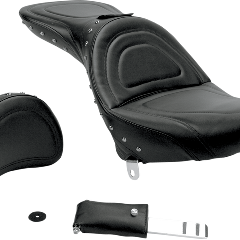 SADDLEMEN Explorer Special Studded Seat - Backrest - Softail 8802J - Team Dream Rides