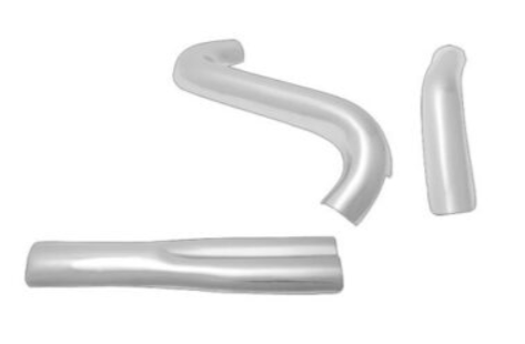 THUNDERHEADER 1987 – 2000 FXR Chrome with Heatshields Only
