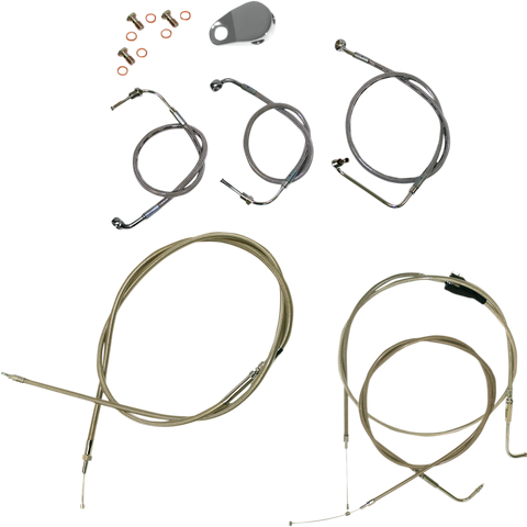 LA CHOPPERS Handlebar Cable/Brake Line Kit - 18