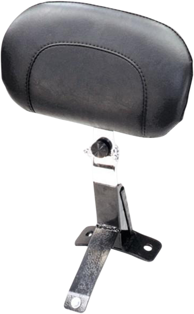 MUSTANG Driver Backrest Kit - Smooth - Black - Studded 79611 - Team Dream Rides