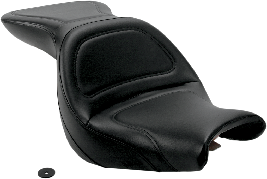 SADDLEMEN Seat - Explorer* - without Backrest - Stitched - Black - V750 Aero H04-13-029 - Team Dream Rides
