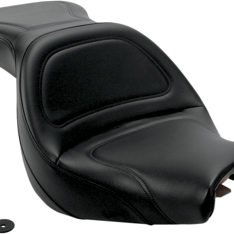 SADDLEMEN Seat - Explorer* - without Backrest - Stitched - Black - V750 Aero H04-13-029 - Team Dream Rides