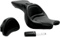 SADDLEMEN Seat - Explorer* - with Backrest - Stitched - Black - V750 Aero H04-13-030 - Team Dream Rides