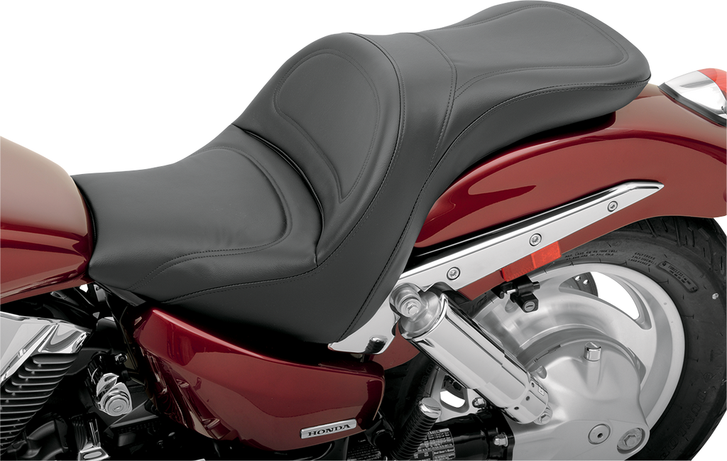 SADDLEMEN Seat - Explorer* - without Backrest - Stitched - Black - VT1300C H04-09-029 - Team Dream Rides