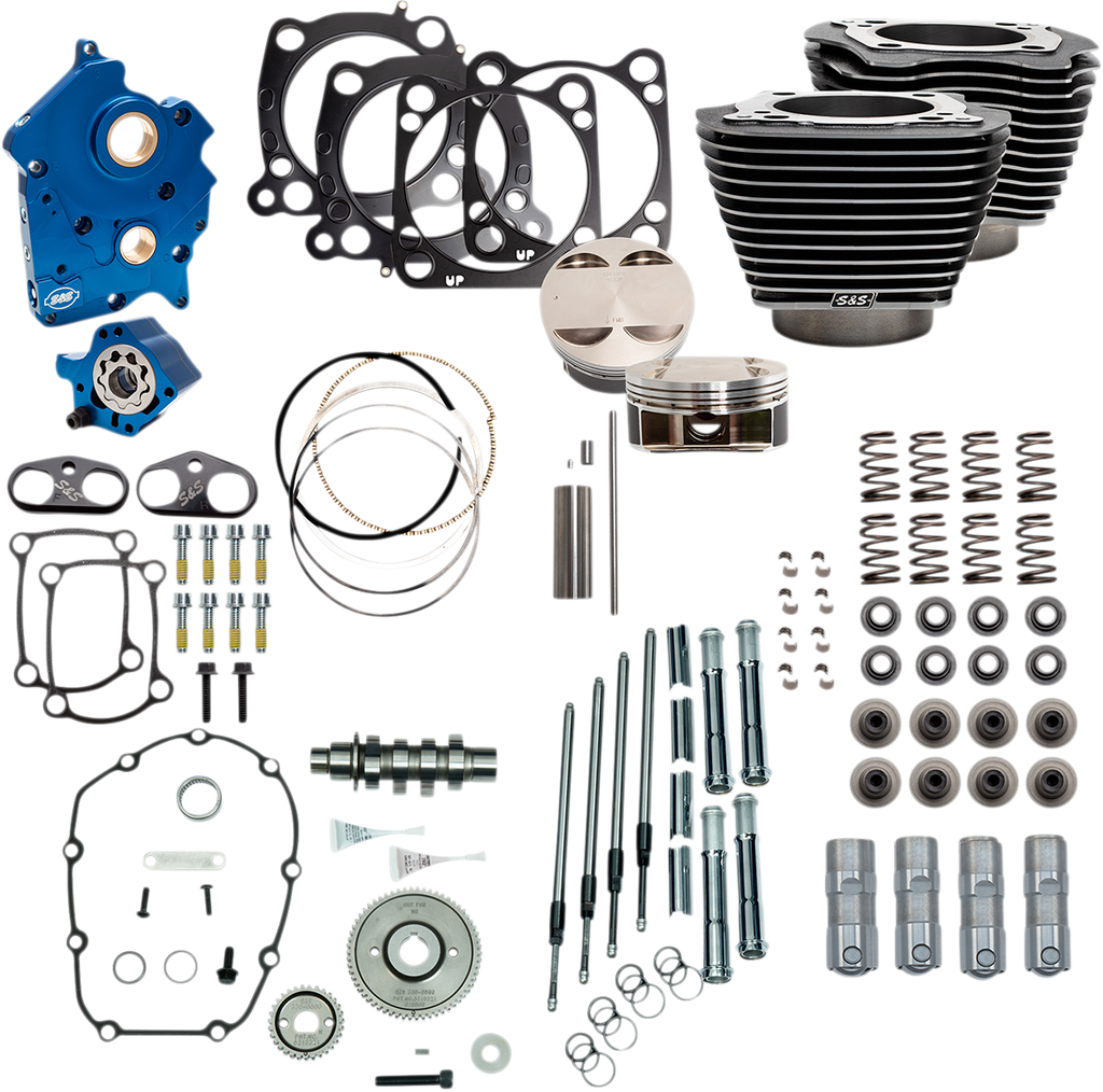 S&S Cycle 128-Inch Power Package Engine Performance Kit - Gear Drive 310-1108A