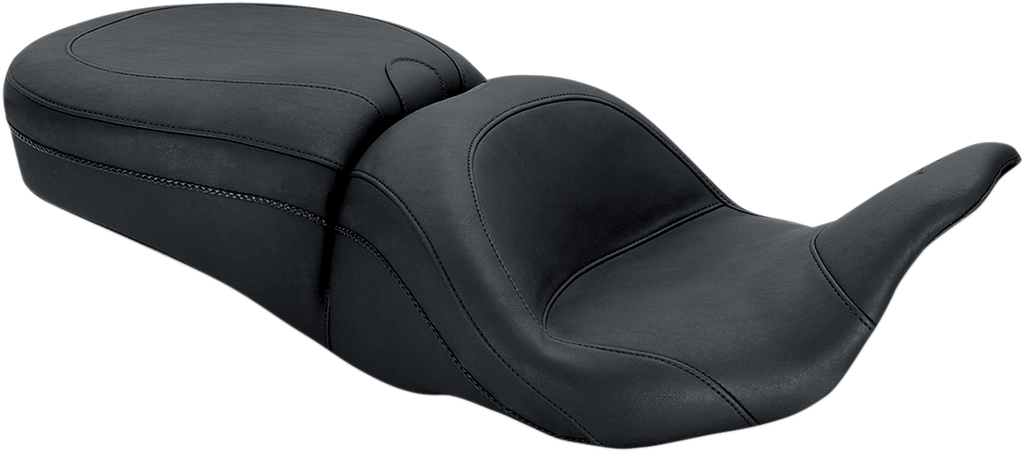 MUSTANG Lowdown Seat - Plain - FLHR/X/T/TR '08+ 79700 - Team Dream Rides