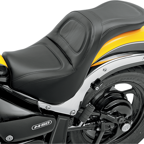 SADDLEMEN Seat - Explorer* - without Backrest - Stitched - Black - C50 S05-06-029 - Team Dream Rides