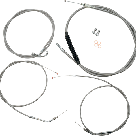 LA CHOPPERS Handlebar Cable/Brake Line Kit - 15