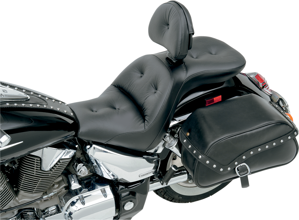 SADDLEMEN Explorer* Road Sofa Seat -with Backrest - VTX1300C H04-09-030RS - Team Dream Rides