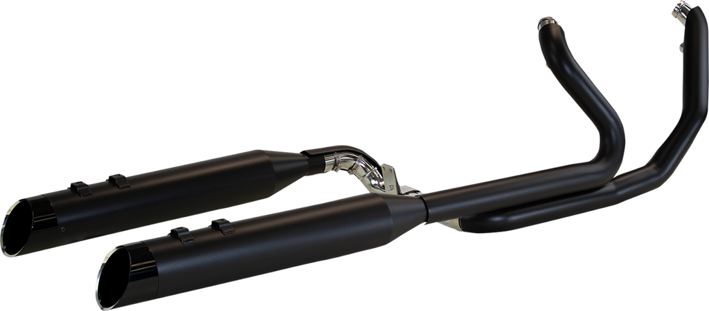 Khrome WERKS 200445 2-Into-2 Two-Step Crossover Header System for Harley FL Models