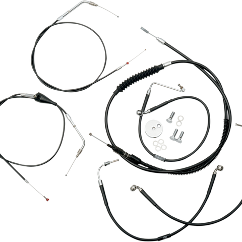LA CHOPPERS Handlebar Cable/Brake Line Kit - 15