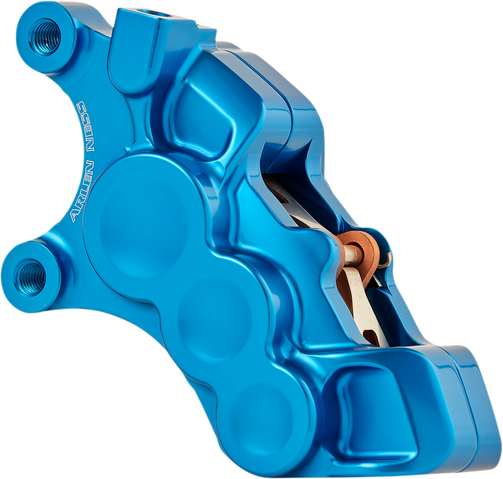 Arlen Ness 6-Piston Brake Caliper - 11.8 inch Blue (Part No. 02-224)