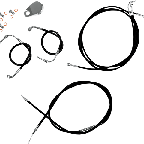 LA CHOPPERS Handlebar Cable/Brake Line Kit - 18