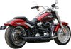 S&S Cycle 2:1 50 State Exhaust for M8 Softail - Black 550-0846B