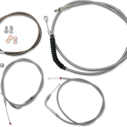 LA CHOPPERS Handlebar Cable/Brake Line Kit - 12