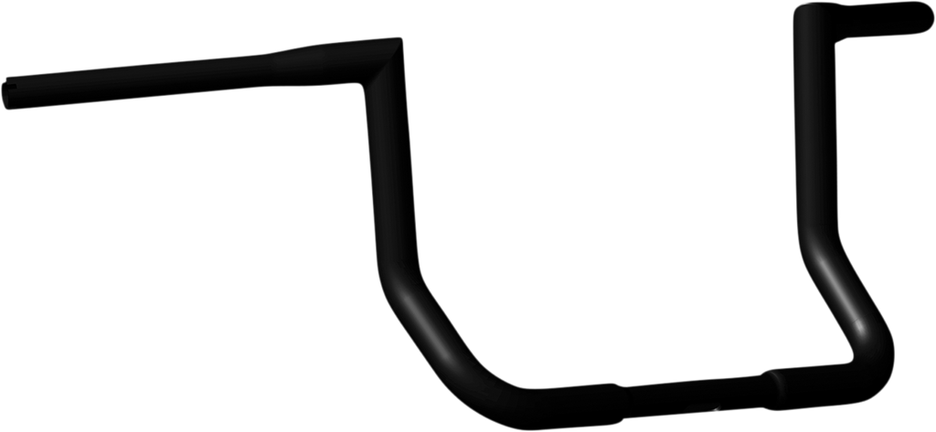 KHROME WERKS Buck-25 Handlebar for FLH - 10 Inches - Black (Part No. 300730)