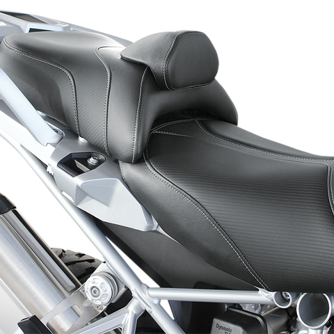 SADDLEMEN Adventure Tour Seat - Standard - Lumbar Backrest - Black - R1200GS '13-'19 0810-BM33R - Team Dream Rides