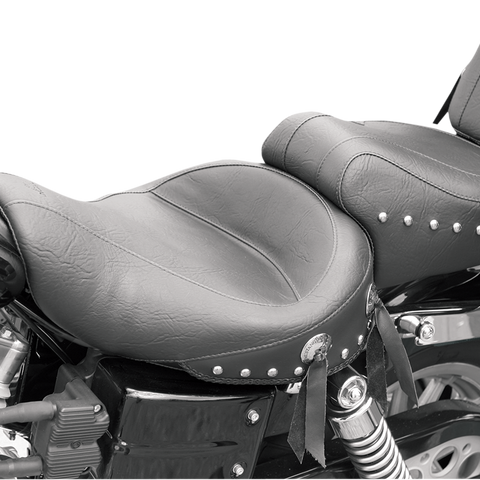 MUSTANG Wide Studded Seat - FXDWG '96-'03 75530 - Team Dream Rides