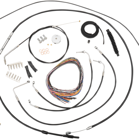 LA CHOPPERS Handlebar Cable/Brake Line Kit - Complete - 12