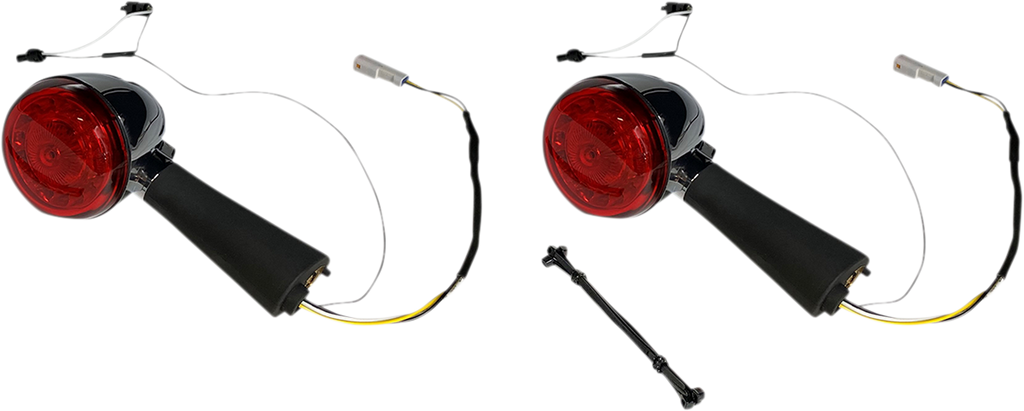 CUSTOM DYNAMICS ProBEAM LED Rear Turn Signal for Scout - Chrome (Part No. PB-SCOUT-RR-CR)
