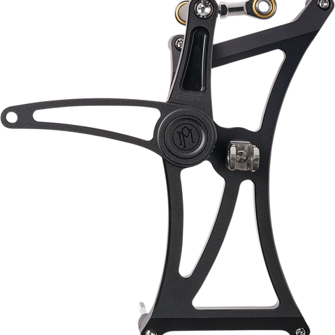 PERFORMANCE MACHINE (PM) Mid Control - Black - Softail 0035-1172M-SMB - Team Dream Rides