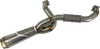 TRASK TM-5110 2-into-1 Big Sexy Exhaust System for 117” M-Eight Engines in Brushed Stainless Steel