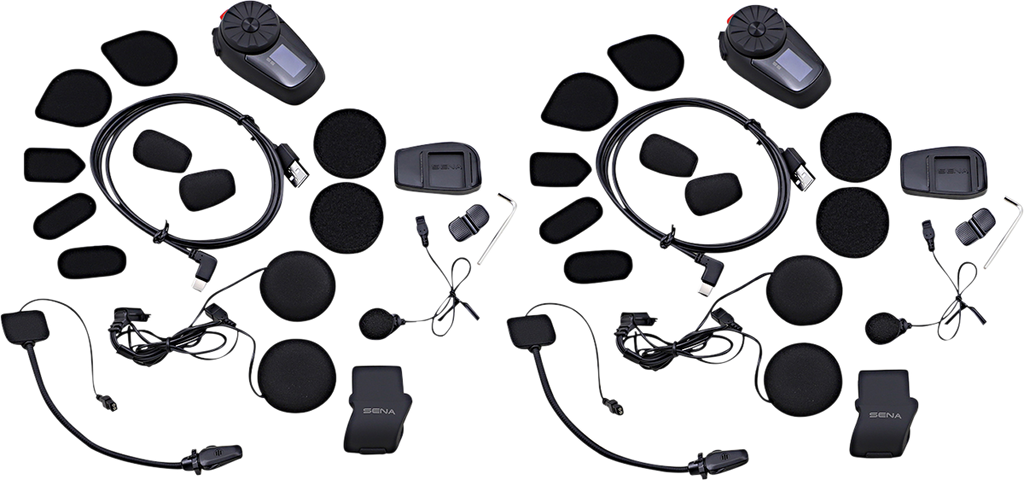 SENA 5S Dual Pack Motorcycle Communication System with Bluetooth 5.0 and HD Speakers