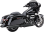 COBRA Power Flo Mufflers for FL - Black 6214RB - Team Dream Rides