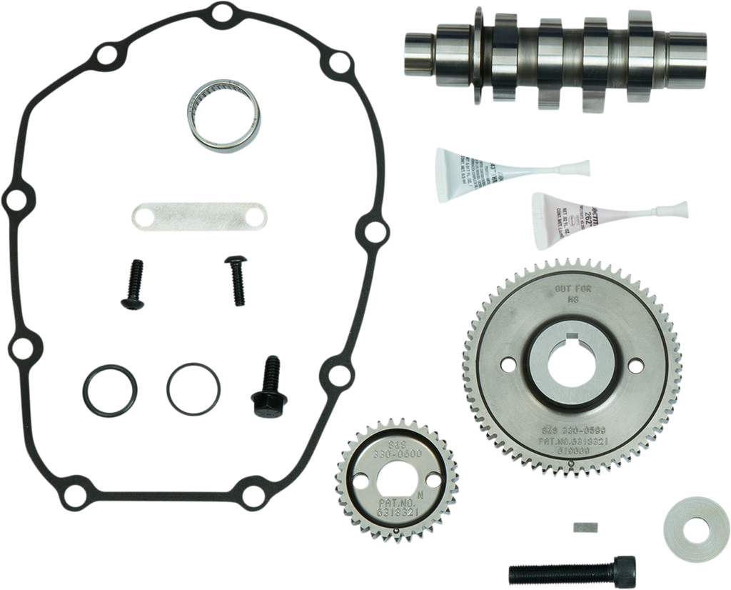 S&S Cycle 590G Gear Drive Camshaft Kit for Harley-Davidson M8 Engines, 330-0732