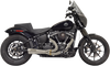 Bassani Xhaust 2:1 Short Exhaust System for Harley-Davidson Softail - Stainless Steel 1S73SS