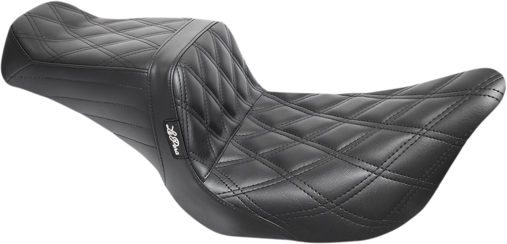 LE PERA Tailwhip Seat - Double Diamond Black for FL 2008-2023 | Part LK-587DD