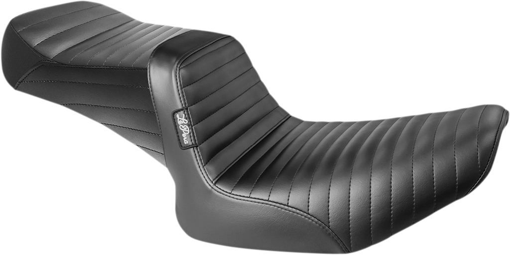 LE PERA Tailwhip Seat - Pleated - Black - FXR '82-'94 L-588PT - Team Dream Rides