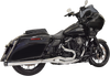 BASSANI XHAUST 1F78T 2:1 High Horsepower Exhaust System for M-Eight Big Motor Builds in Chrome