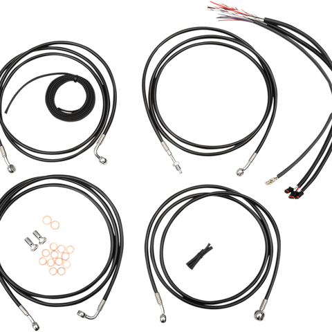 LA CHOPPERS Handlebar Cable/Brake Line Kit - Complete - 18