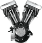 S&S Cycle V80 Long-Block Engine for Evolution Big Twin - Wrinkle Black Finish | Part 310-0233