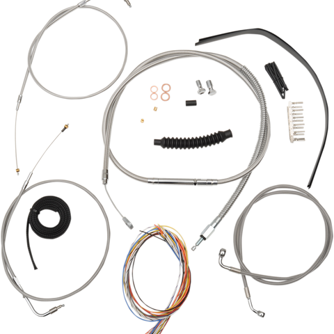 LA CHOPPERS Handlebar Cable/Brake Line Kit - Complete - 18